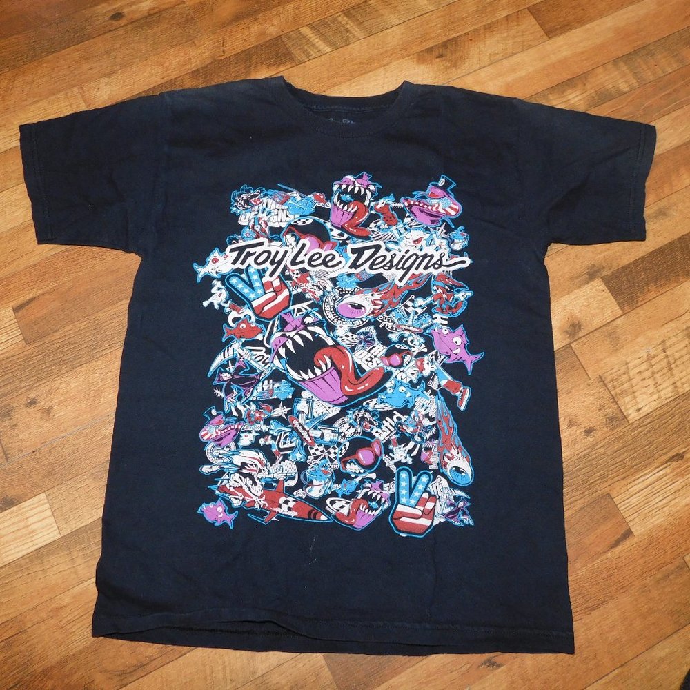 Black Troy Lee Designs gee shirt, Cotton, Small